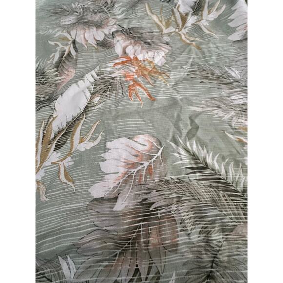 Tommy Bahama Men's Green Floral Hawaiian Button Up Shirt 100% silk Size XXL - Picture 5 of 7